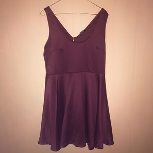 NWT Dusty Rose Mauve Scuba Skated Dress XL